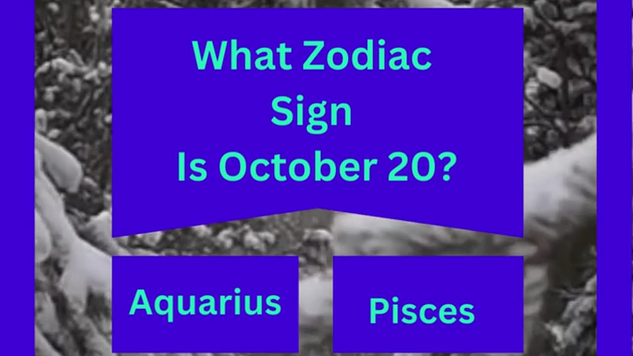 What Zodiac Sign Is October 20? #quiz #zodiacsigns (Music by Gaby Zacara)