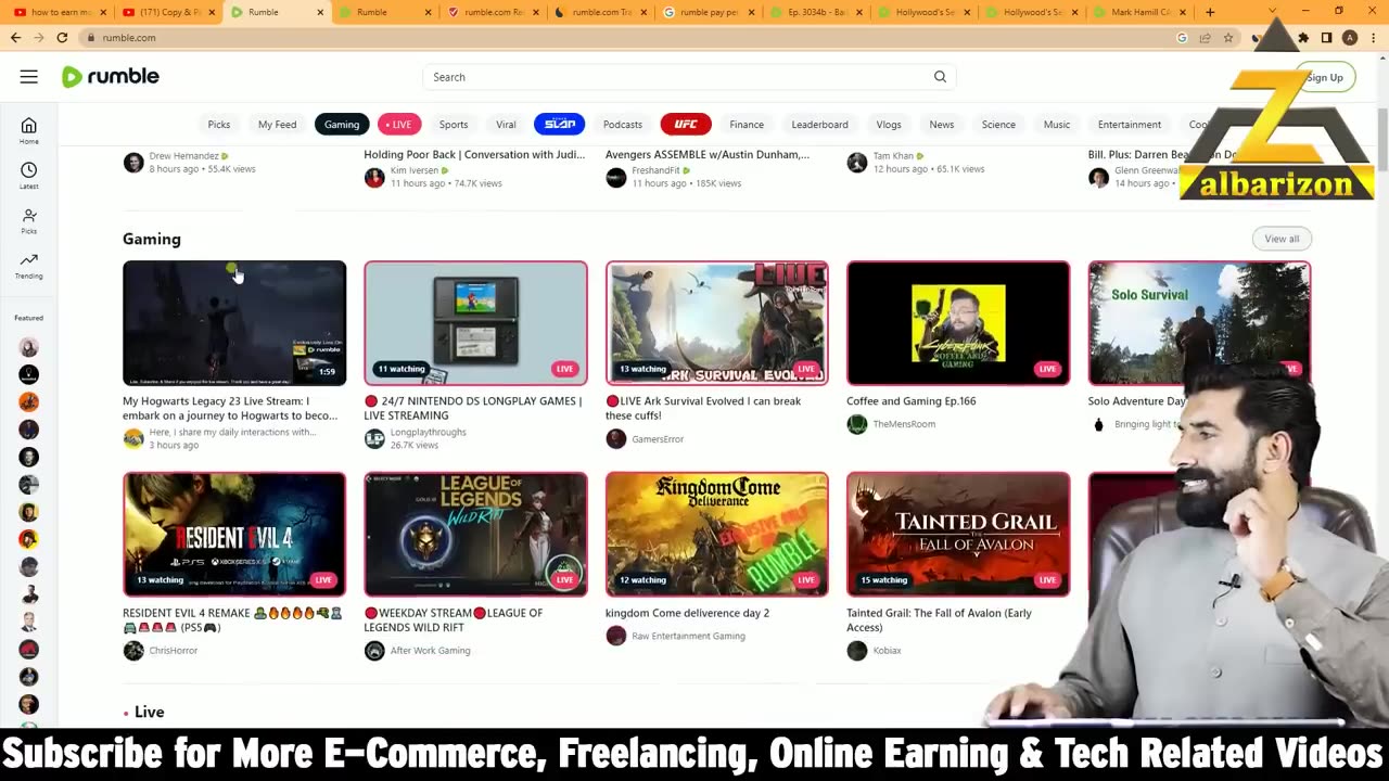 Earn money from rumble buy using any youtube video