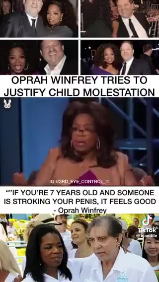 Oprah says "child molesters make children feel good!
