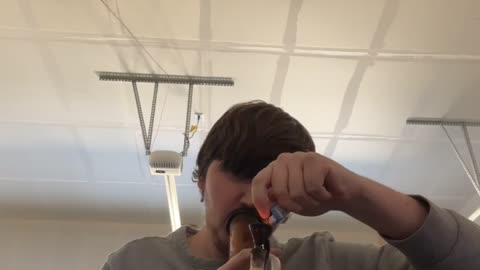Day 35 Two songs with the morning bowl lol