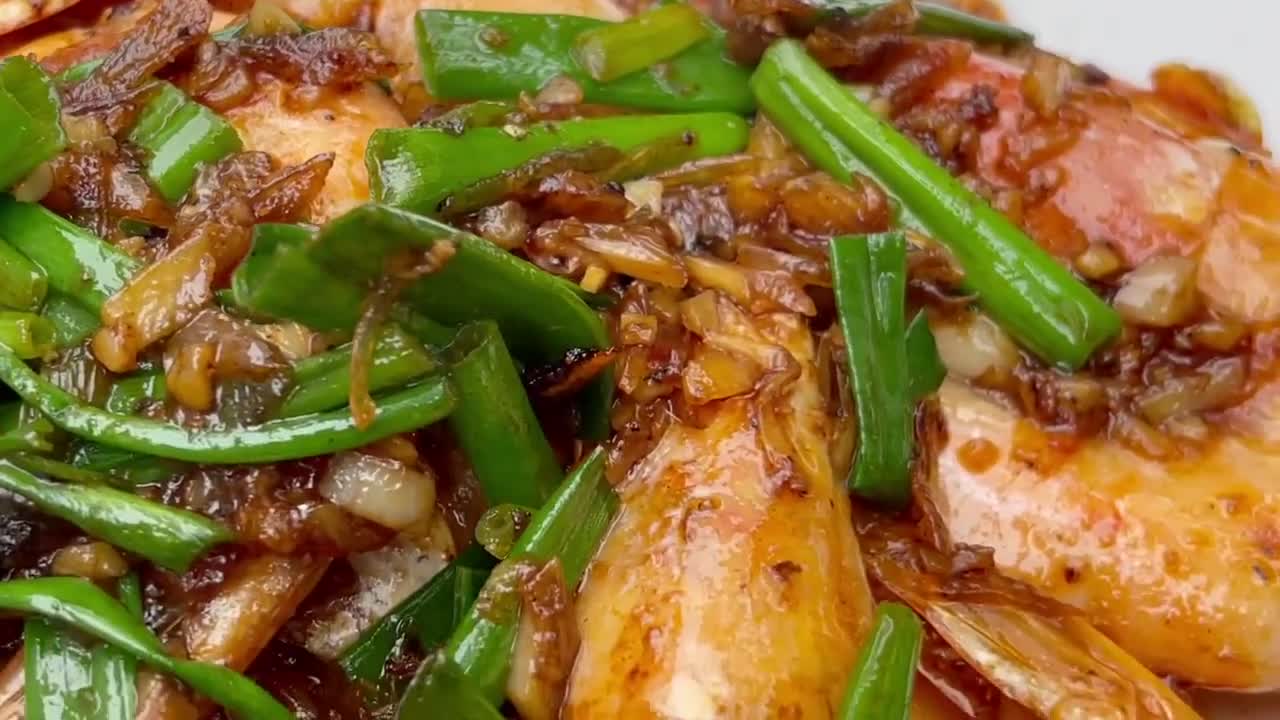 Shrimp Stir Fry with Garlic