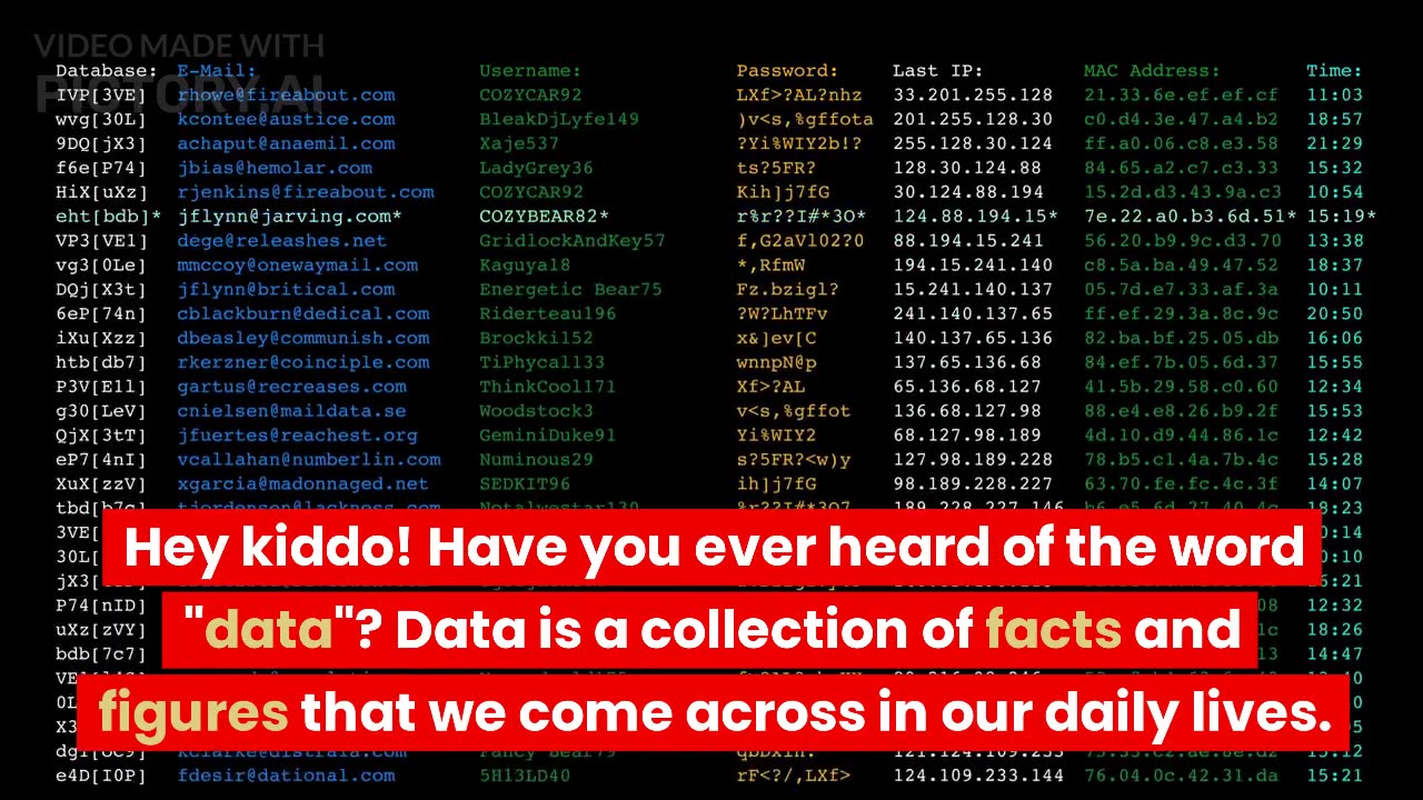 Data and Information for everyone