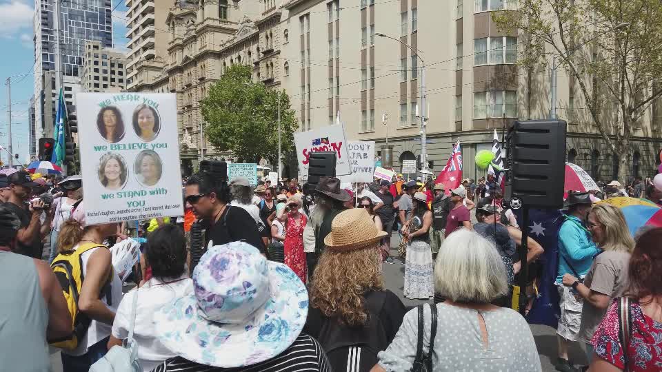 Melbourne March against the jabs - 26-2-2022