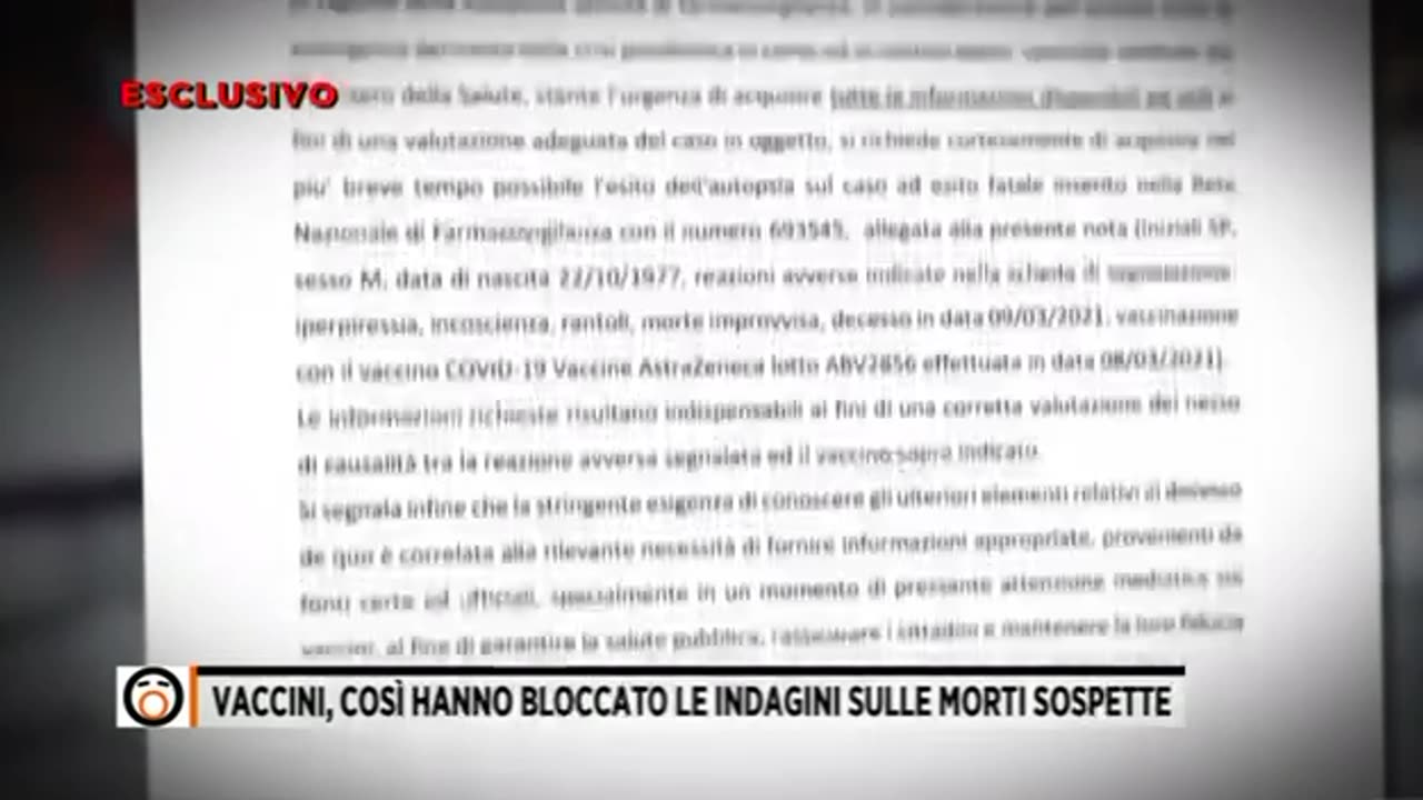 PUNTURA ASSASSINA: altre prove da Fuori dal coro (11 aprile 2023)