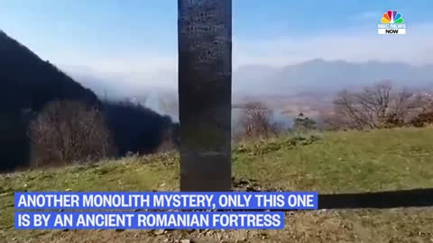 Mysterious Monolith Appears On Romanian Hillside | NBC News NOW