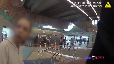 BART Police Bodycam Video Of Shaleem Tindle Shooting