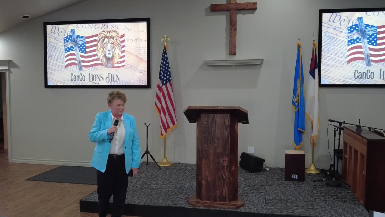 Robin Carder at Canadian County Lion's Den May 9, 2024