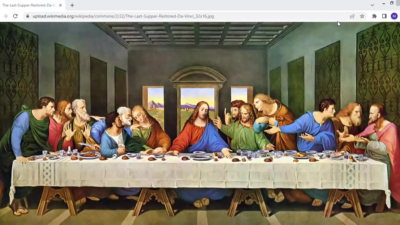 The Last Supper with Visual