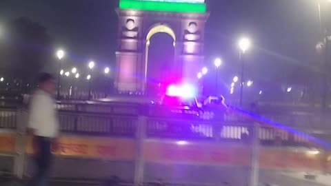 Delhi Night India Gate Proud Moment