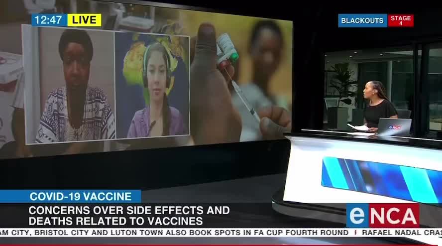 Calls to suspend covid 19 vaccines in South Africa because of safety concerns hits mainstream news