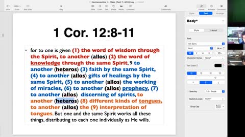 Hermeneutics 1 (Part 7 - ACU)