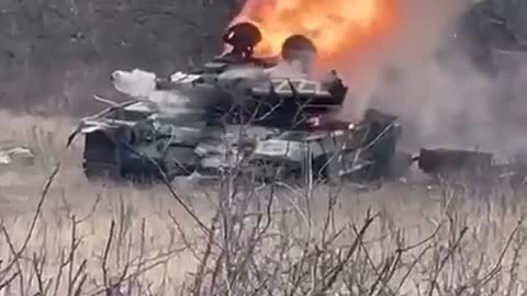 russian tank evaporated