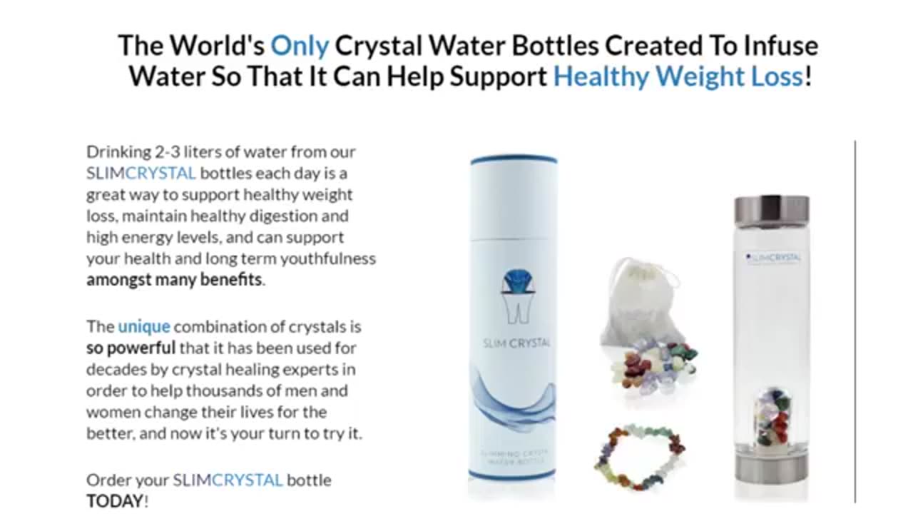 SLIM CRYSTAL REVIEWS - ⚠️(BEWARE!)⚠️- SLIMCRYSTAL WATER BOTTLE - SLIM CRYSTAL 2023 - WATER BOTTLE