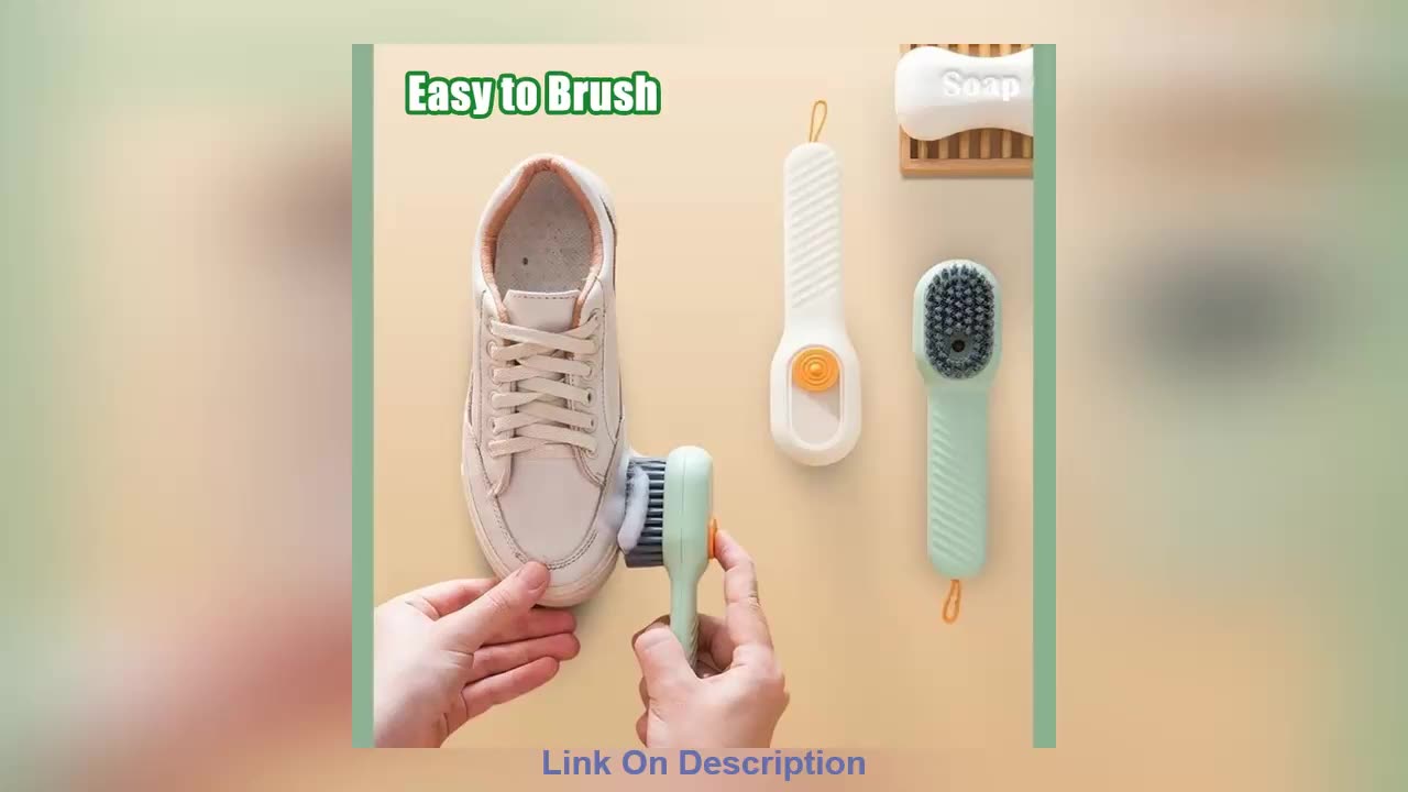 Best 1/2pcs Shoes Brush Automatic Liquid Discharge Multifun