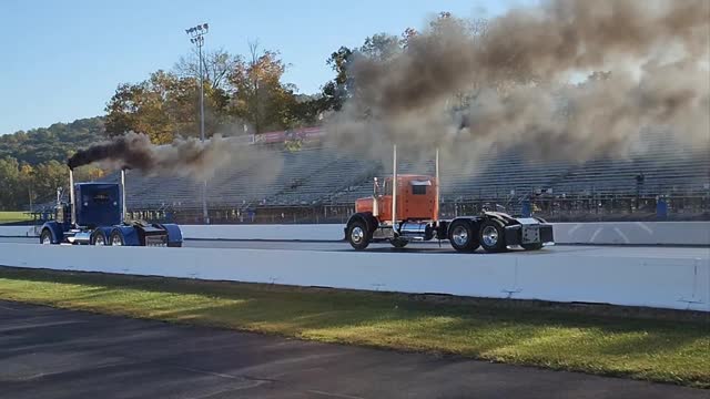 Semis Drag Racing