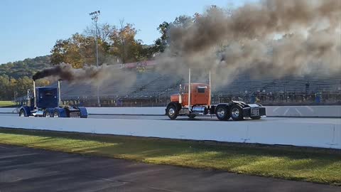 Semis Drag Racing