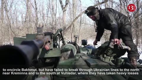 Ukrainian soldiers in tank unit remain firm on their positions near Bakhmut