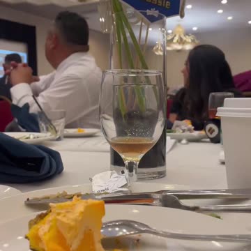 Award ceremony with confetti