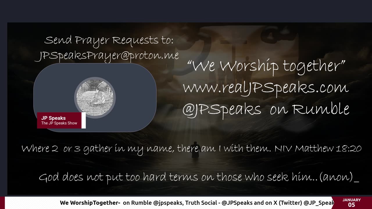 We Worship Together /w JP Speaks
