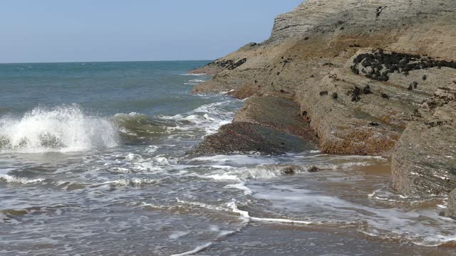 sea waves on the beach