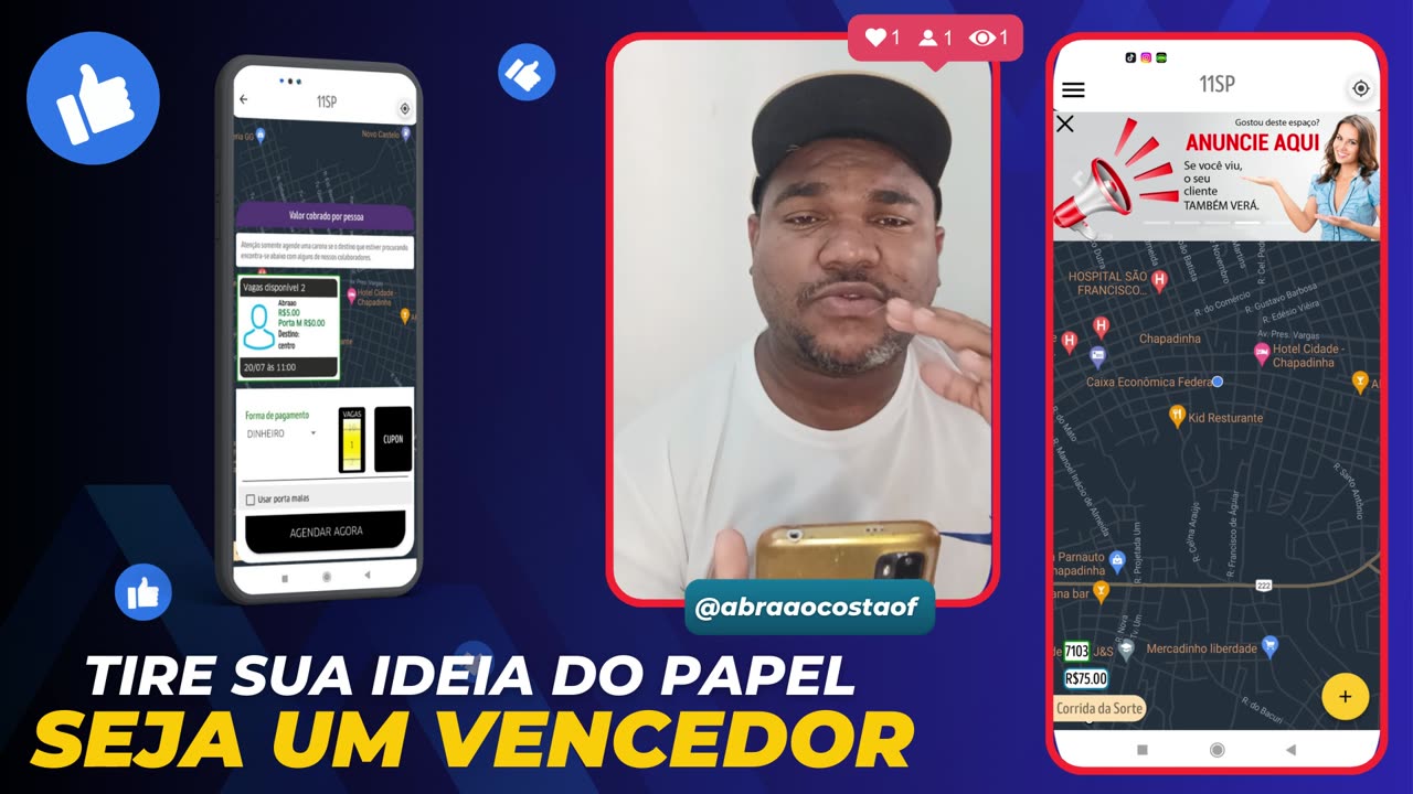 App Carona - Conhecendo Principais Funções App Motoris e App Passageiro