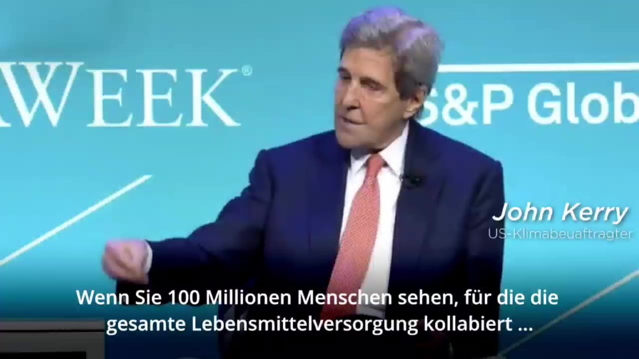 John Kerry warten Sie ab: „Wenn Sie 100 Millionen Menschen sehen...