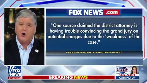 Hannity: Alvin Bragg's political charade faces major dissent.
