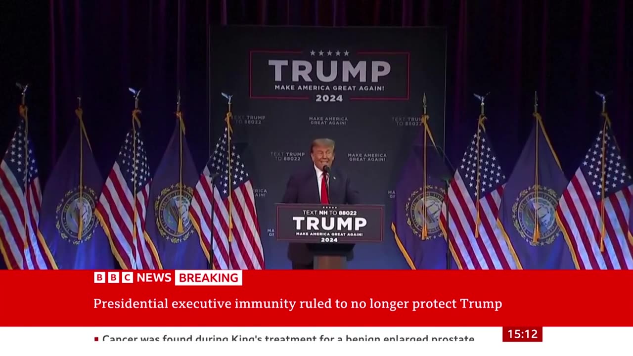 Donald Trump does not have presidentialimmunity, US court rules | BBC News