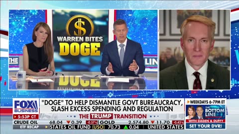 Lankford on Fox Business Talks About DOGE and Leadership Race