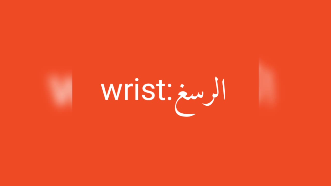 Wrist معنى كلمة