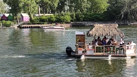 Canalside on a sunny afternoon