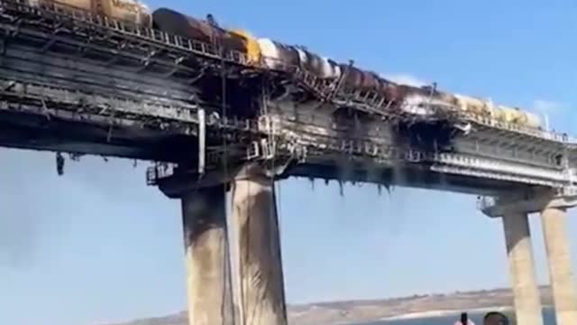10.08.2022. A terrorist attack on the Crimean Bridge.