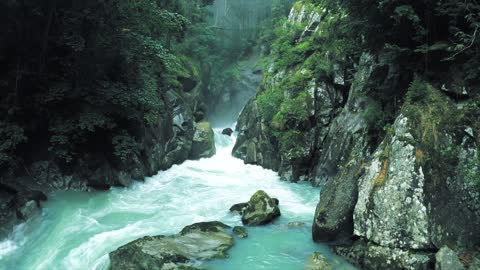 Large Water Fall Sound - Relaxing & Peaceful for Spa, Mediation, & Early Morning Tea Time