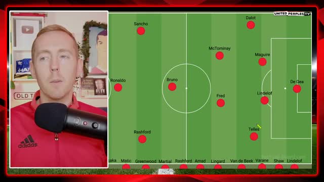 Man Utd vs Crystal Palace Starting XI Show