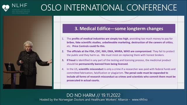 Dr. Meryl Nass – Bringing back sanctity to healthcare practice – Can it be done?