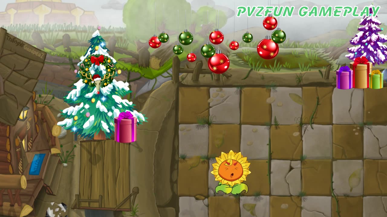 Plants Vs Zombies GW Animation - Episode 2 - Super Toadstool vs Dr. Zomboss (Zombies Christmas eve)