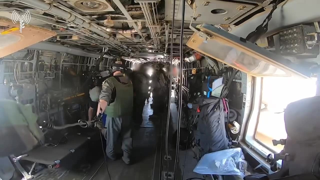 Israel - 06/10/24 - Hostages On Helicopter