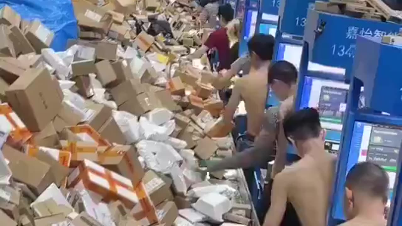 China Shipping Factory Is Like A Sweat Shop