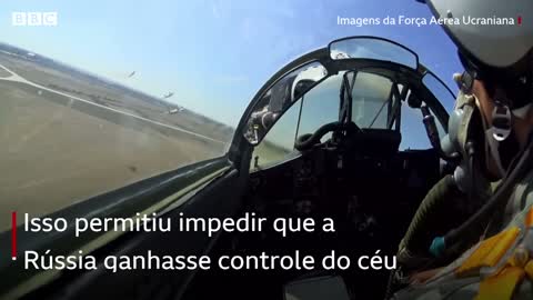 Guerra na Ucrânia: o piloto que 'caça' mísseis russos