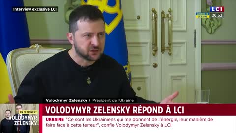 Q06/29 Zelensky interviewed by Rochebin 16/12/2022