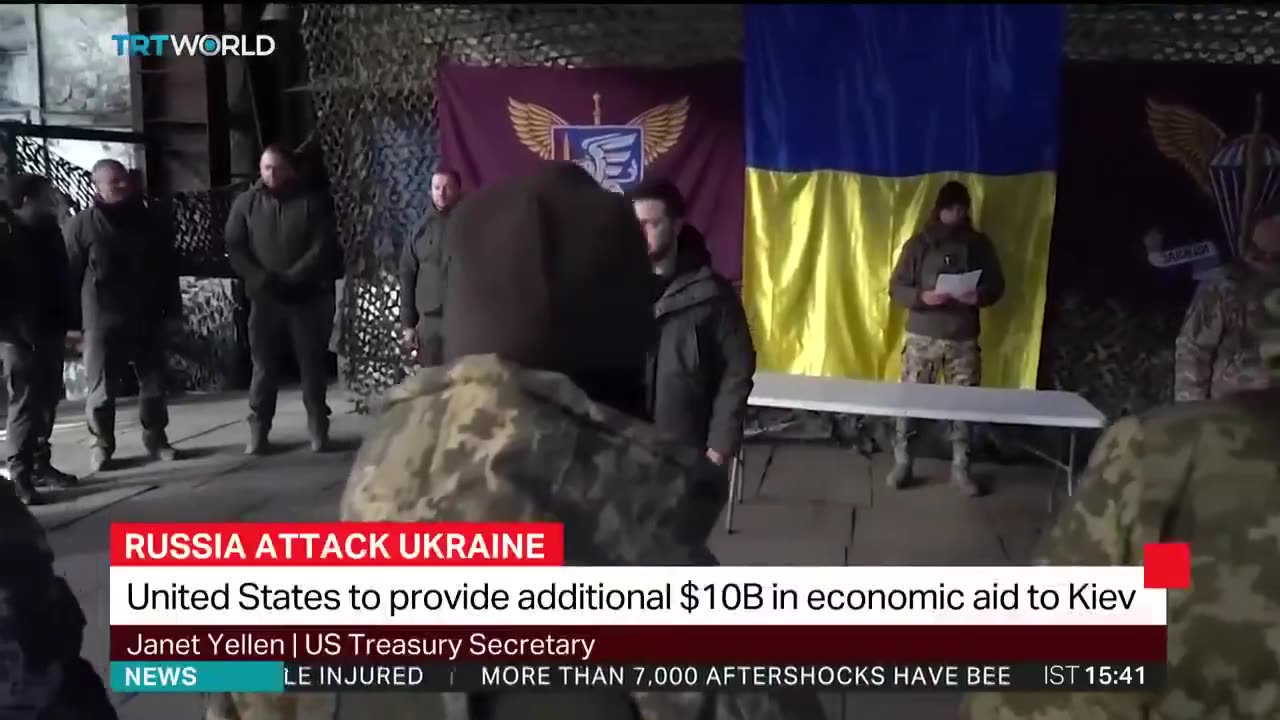 Feb 24th: US readies an additional $10 billion for the Ukrainian laundromat..