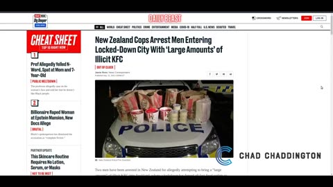 New Zealand Lockdown Police Arrest KFC Chicken Smugglers! - 9/21/21