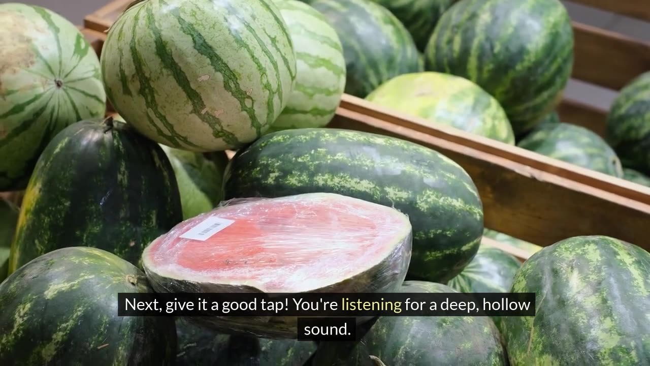 How to pick watermelon