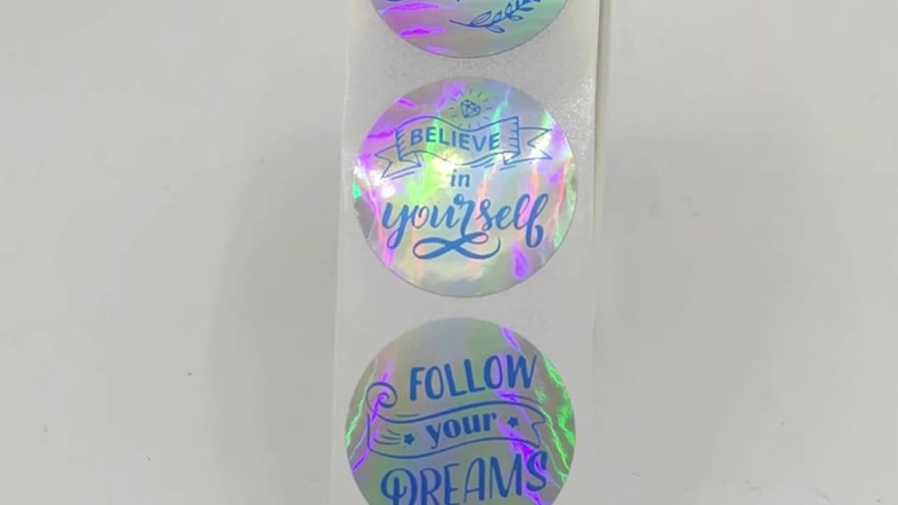 how to find good 3D holographic thank you stickers supplier?#thankyoustickers#holographicstickers