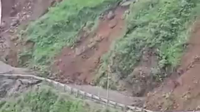 Huge landslide