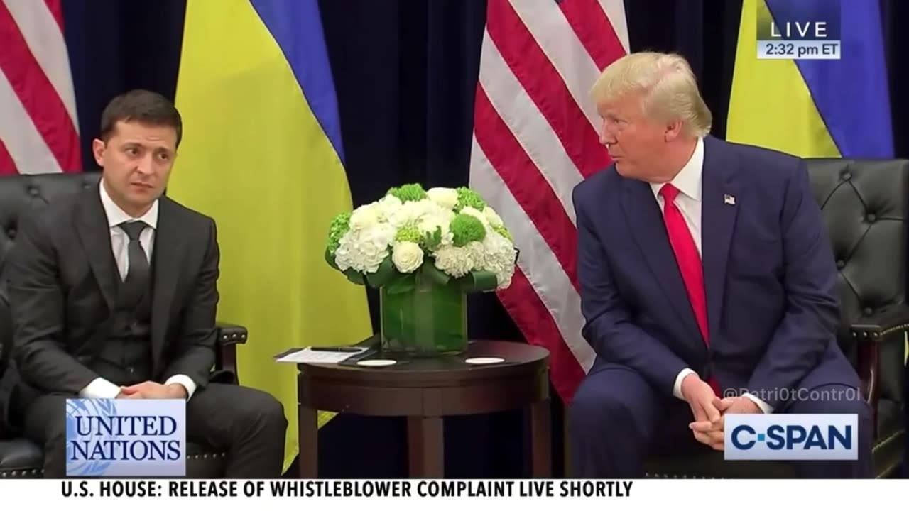 2019 - SUGGESTION OF PEACE WITH UKRAINE & RUSSIA - FLASHBACK SEE NOTES