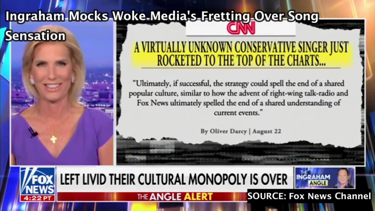 "Ultimately, They Destroyed It": Ingraham Mocks Woke Media's Fretting Over Song Sensation