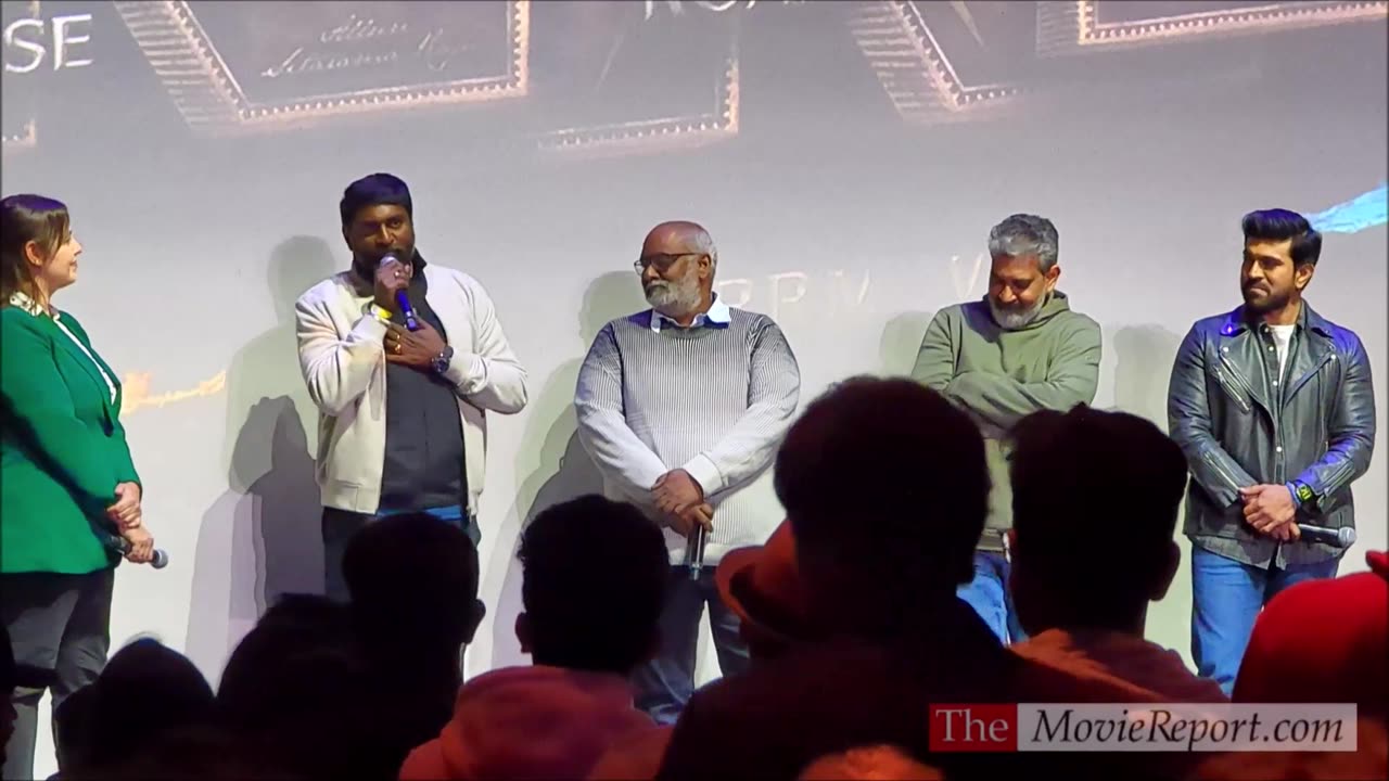 Ram Charan, SS Rajamouli, MM Keeravaani talk RRR in Los Angeles - March 1, 2023