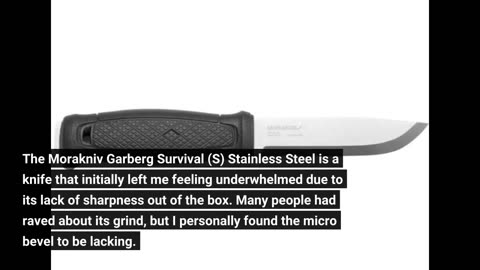 Honest Comments: Morakniv Garberg Survival (S) Stainless Steel