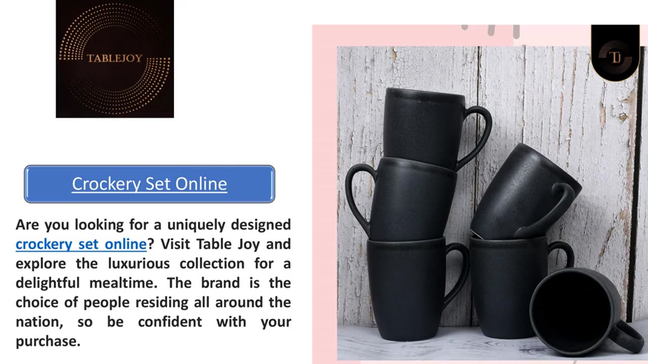 Crockery Set Online